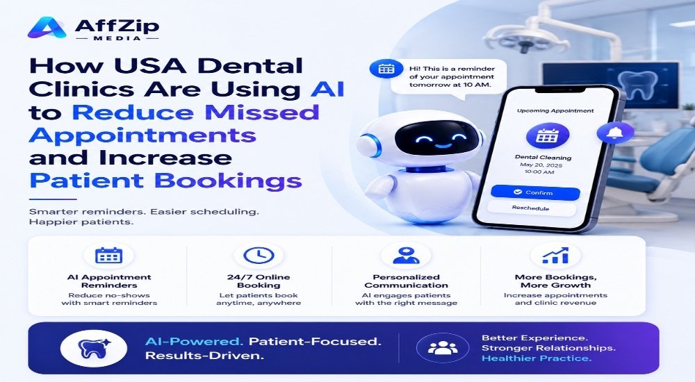 AI Appointment Booking and Patient Reminder System for USA Dental Clinics