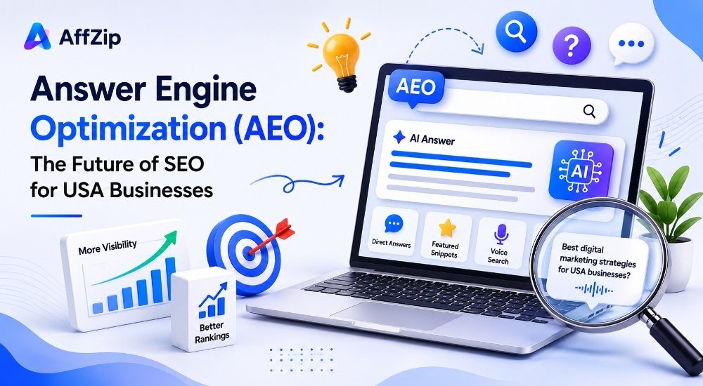 Answer Engine Optimization AEO for USA Businesses AI Search SEO Strategy